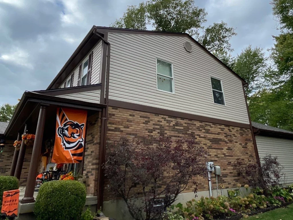 Siding replacement on a home