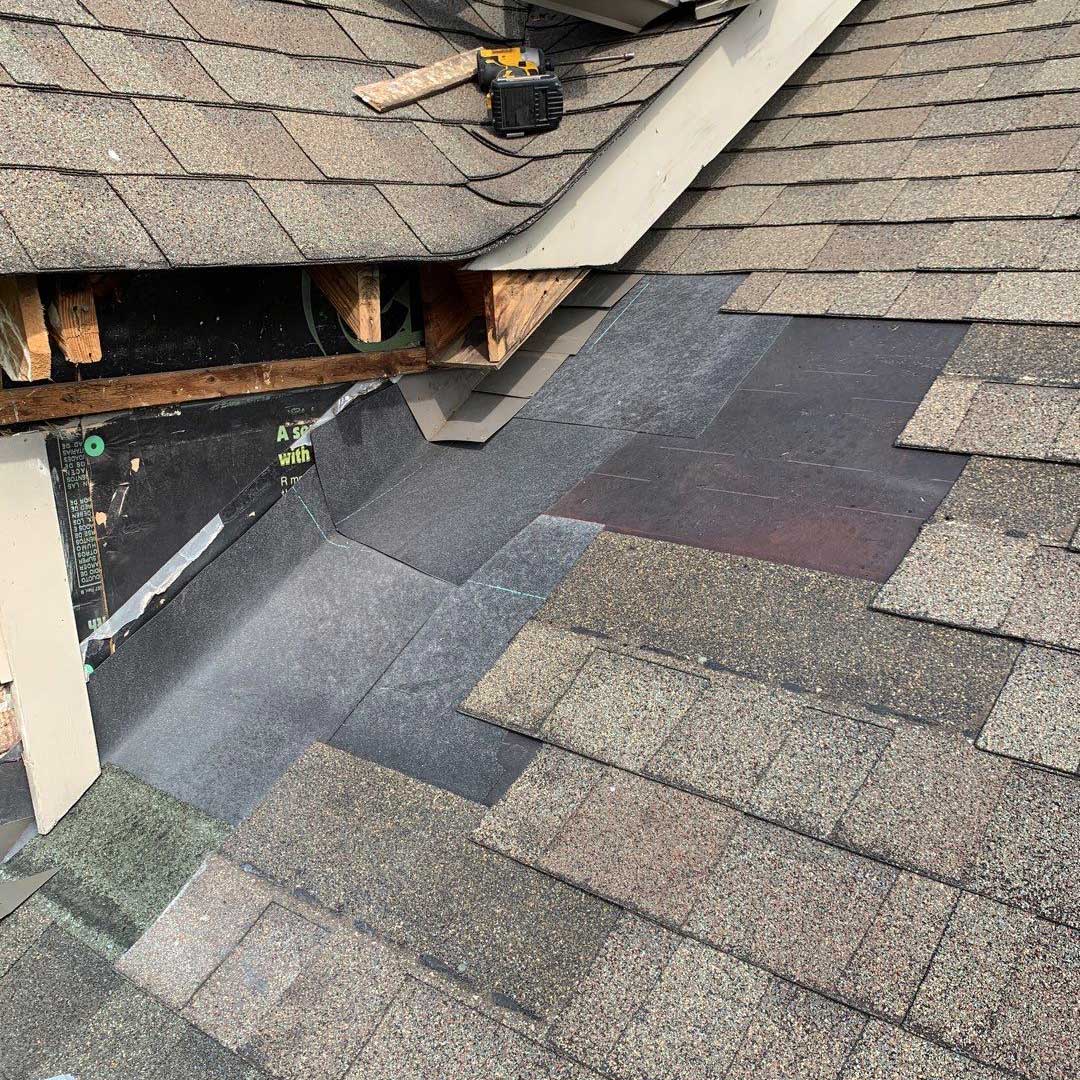 Shingle repair in Springboro, Ohio