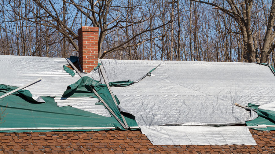 How Do I Tarp a Roof?