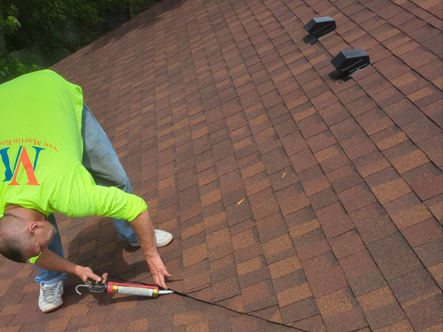 van martin roofing roof repair