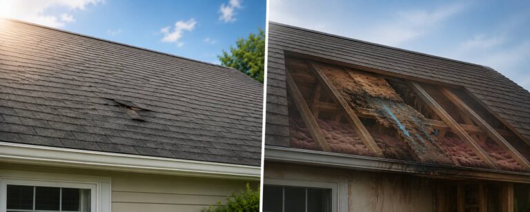 roof damage, roof repair, hidden roof damage