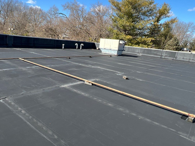 Commercial flat roof in Beavercreek Ohio
