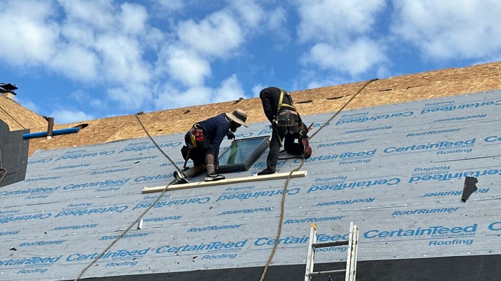 Installing Commercial Skylight