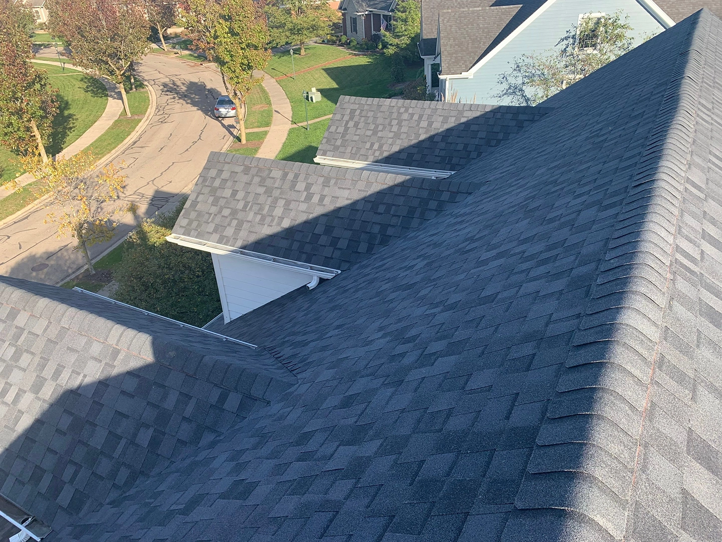 new shingle roof installation in dayton, ohio