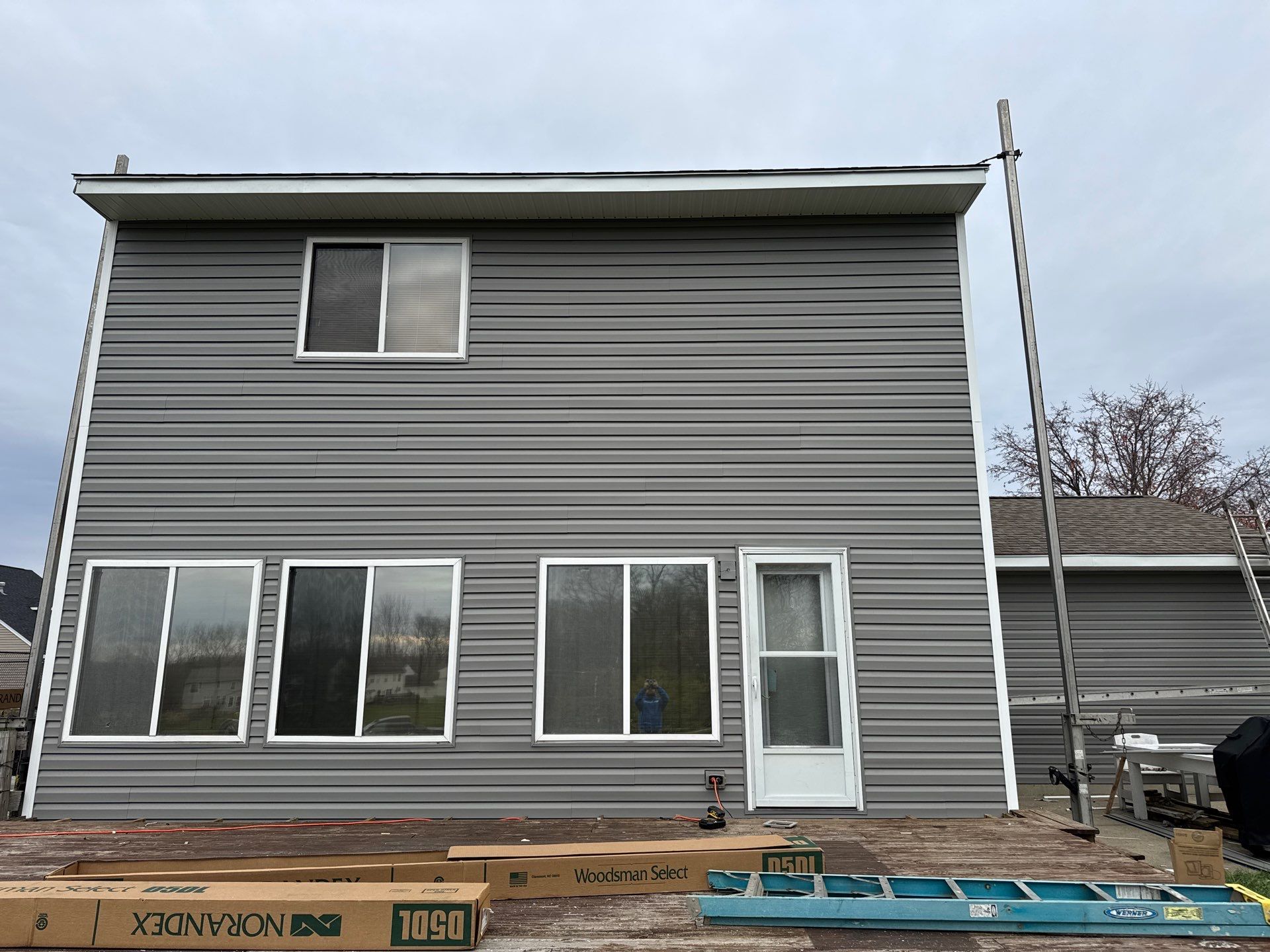 Siding installation