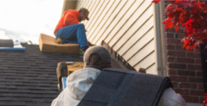 New roof installation