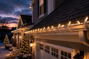 roof damage, winter roof damage, christmas lights roof damage